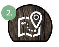 Symbol: Landkarte mit Standortnadel